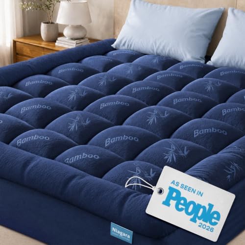 Niagara Sleep Solution Queen Ultra Soft Mattress Topper — Back Pain Relief by NiagaraSleepSolution