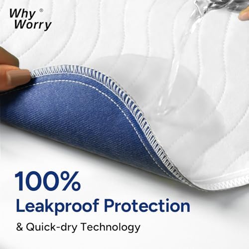 WhyWorry Washable Bed Pads for Adult Incontinence - Image 4
