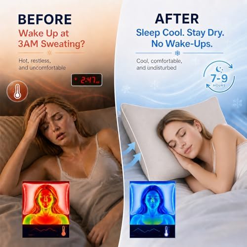 Cooling Pillow Cases for Hot Sleepers: Fall Asleep About 14 Minutes Faster - Image 2