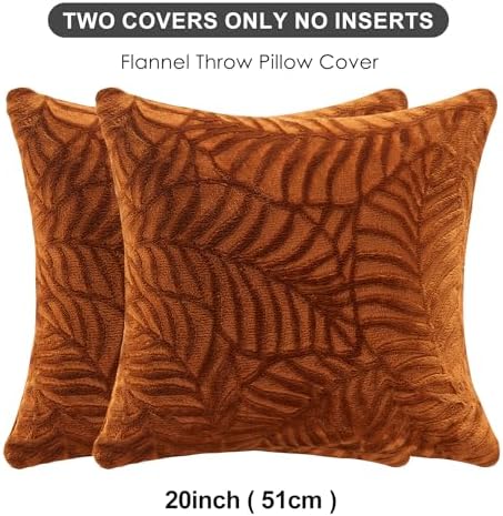 SOCHOW Fall Decorative Throw Pillow Covers 20x20 Inches Set of 2 - Image 5