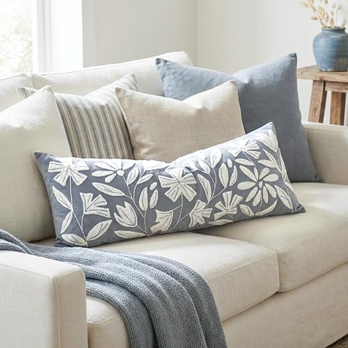 BlissBlush Long Lumbar Pillow Cover 14x36 - Image 5