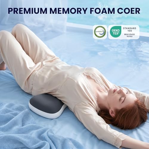 Lumbar Support Pillow for Bed, Memory Foam Pillow for Back Pain Relief - Image 7