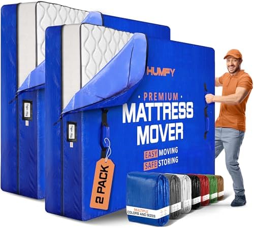 Mattress Bags For Moving With 8 Handles California King Mattress Moving Bag by HUMFY