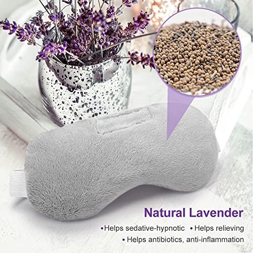 Umisleep Lavender Eye Mask, Weighted Heated Sleep Mask - Image 4
