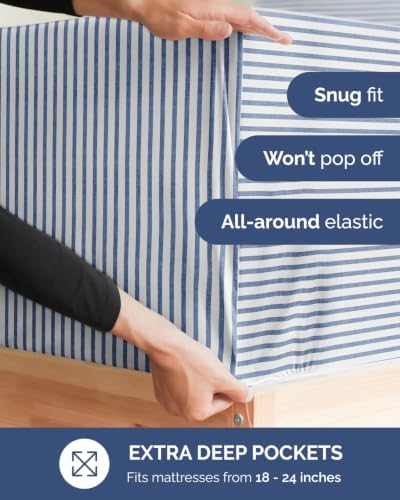 CGK Linens Extra Deep Flex Top Split Head King Fitted Sheet - Image 2