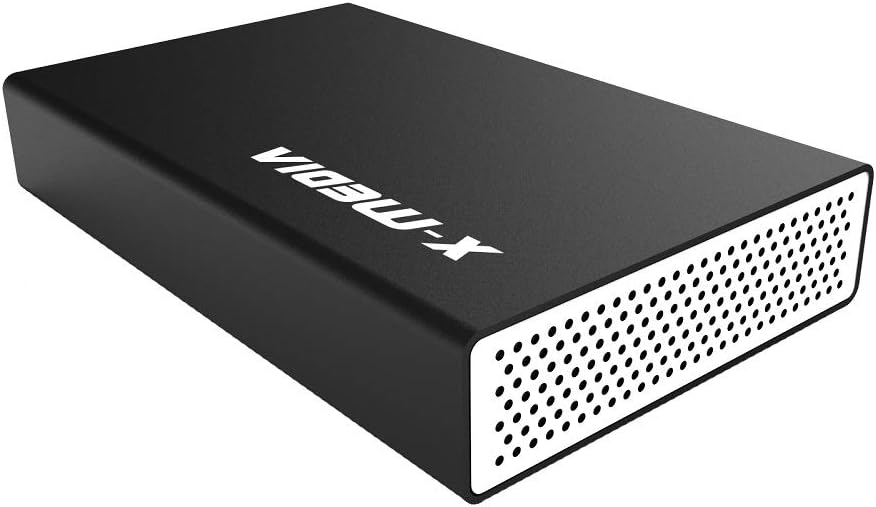 X-MEDIA XM-EN3451 3.5-Inch USB 2.0 IDE/PATA or SATA Aluminum Hard Disk Drive HDD External Enclosure Case, Support 3.5" IDE/PATA(Parallel ATA), 3.5" SATA(Serial ATA)/SSD Hard Disk Drive
