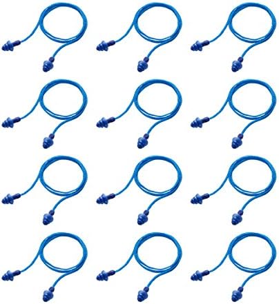 Reusable Silicone Ear Plugs, 12 Pairs Noise Reduction Corded Soft Earplugs - Image 2