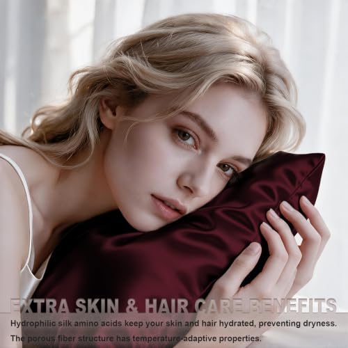 LYSHIN Silk Pillow Cases Standard Size - Image 3