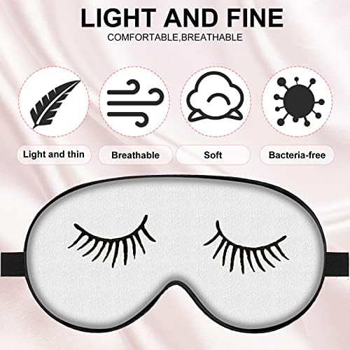 Geyoga 8 Pack Silk Funny Sleep Masks - Image 3