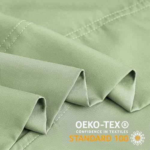 BEDELITE Pillow Cases Standard Size 2Pcs, Rayon from Bamboo, Sage Green - Image 5