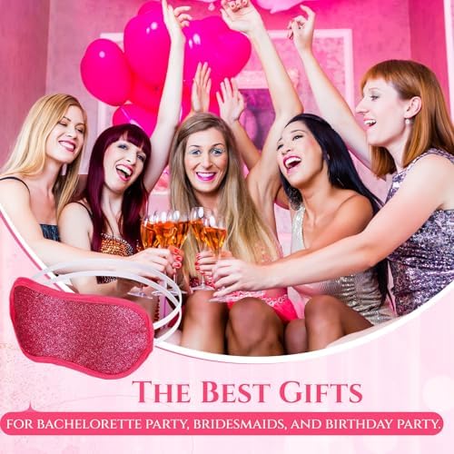 Chicingyou 12 Pcs Glitter Eye Mask Bulk Sleep Masks Eye Cover - Image 4