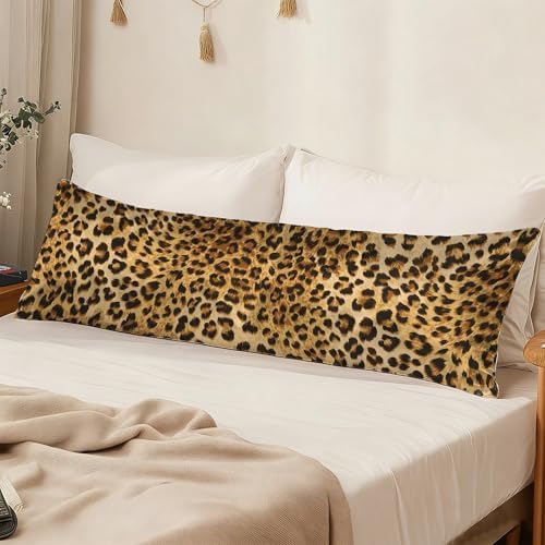 Leopard Print Body Pillow Cover, Leopard Body Pillow Cover, Cheetah Print Body - Image 3