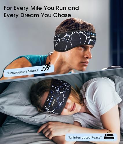 MUSICOZY Bluetooth 5.4 Sleep Headphones Headband Sports Wireless Audio - Image 2