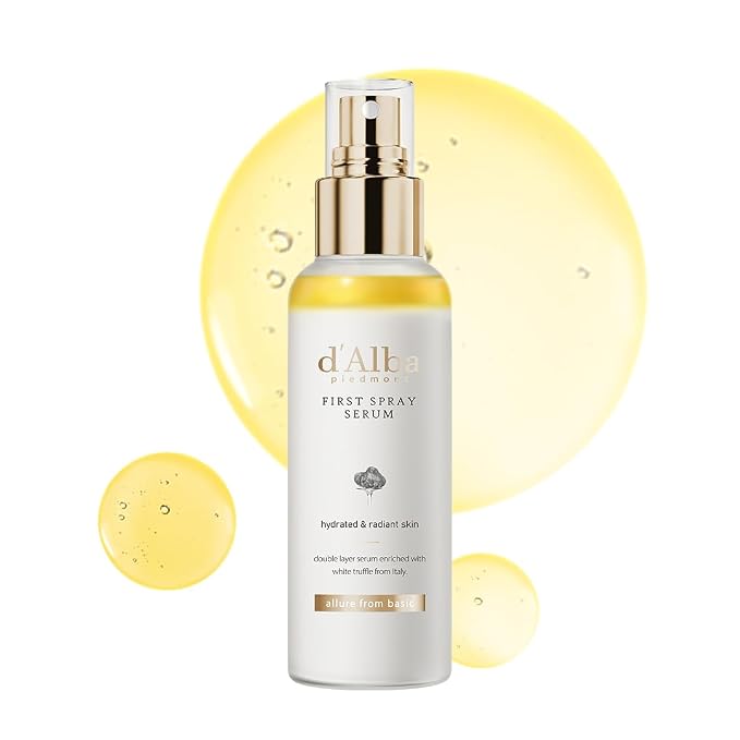 d'alba Piedmont Italian White Truffle First Spray Serum, Vegan Skin Care by dalbaPiedmont