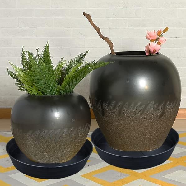 Plant Saucer 10 12 14 16 18 20 25 Inch Extra-Deep Plant Trays - Image 7