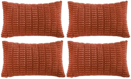 Fancy Homi 4 Packs Decorative Throw Pillow Covers by Fancy+Homi