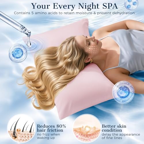 Cooling Pillow Cases 2 Pack Standard Size Cooling Pillowcases - Image 3