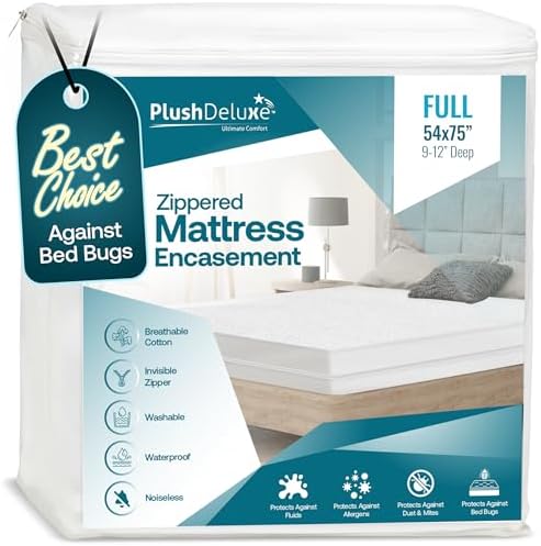 PlushDeluxe Full Size Premium Mattress Encasement by PlushDeluxe