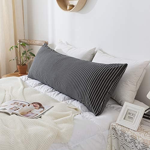 H HOUSEHOLD 100% Jersey Knit Cotton Body Size Pillowcases Set of 1, Super Soft - Image 3