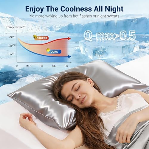 LUXEAR Cooling Satin Pillow Cases - Image 3
