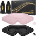 BeHoomi Sleep Mask, 2 Packs Premium Eye Mask by BeHoomi