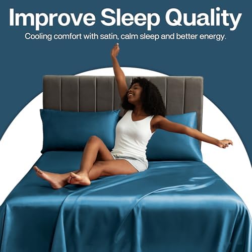 MR&HM Satin Pillowcase 2 Pack, King Size 20"x40" - Image 4