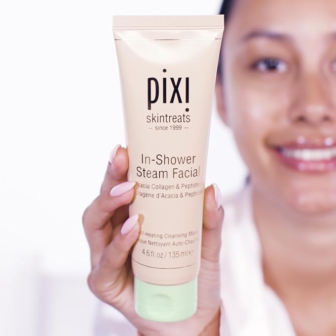 Pixi In-Shower Steam Facial | Gel-to Oil Cleanser - Image 6