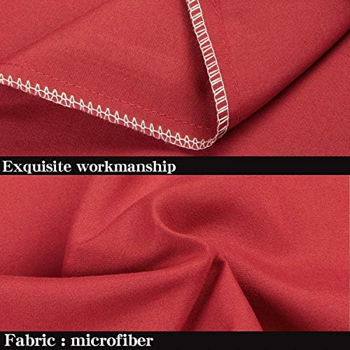 NTBAY Standard Microfiber Pillowcases, 2 Pack, 20 x 26, Wine Red - Image 4