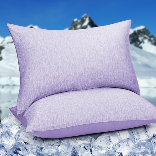 HOMFINE Cooling Pillowcases for Hot Sleepers King Size Set of 2 by HOMFINE