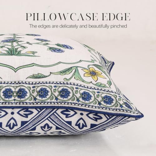 patdrea Designer Vintage Linen Throw Pillow Cover - Image 4