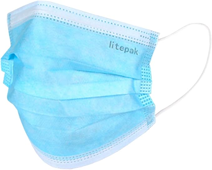 Litepak 500pcs Premium Disposable Face Mask SOFT 3ply Nose Wire - Image 6