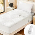 Electric Heated Mattress Pad Full Size Single Control Bed Warmer, Deep Pocket by blunique