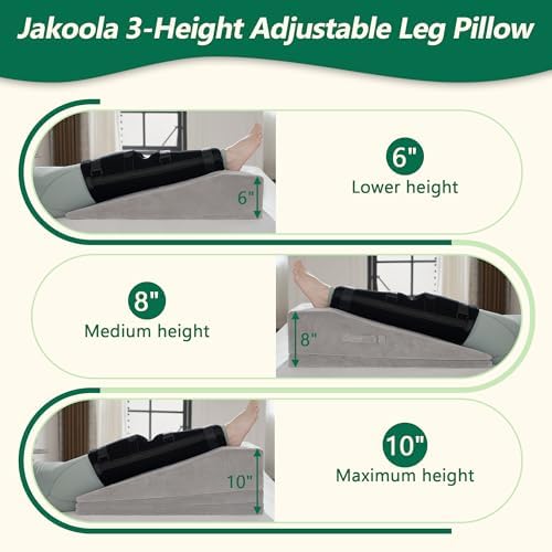 3 Heights Leg Elevation Pillow Blood Circulation, L 29" - Image 3
