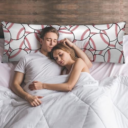 Baseball Body Pillow Pillowcase Classic Baseball Sports Long Body Pillow Cover - Image 6