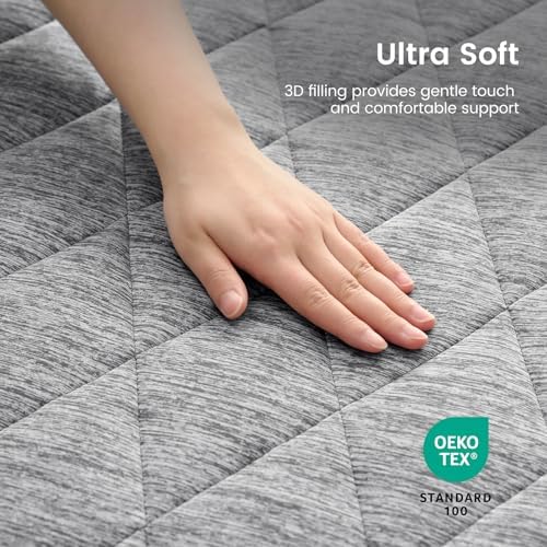 Cozy Bliss Cooling Mattress Pad Twin XL, Waterproof Mattress Topper - Image 6
