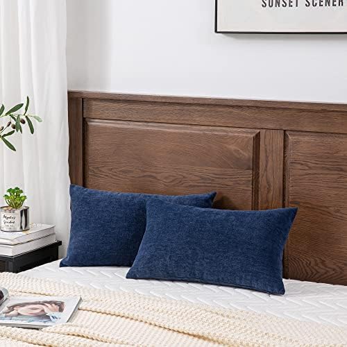 GAWAMAY Lumbar Support Pillow Decorative Rectangle Throw Pillow Covers 12"x20" - Image 4