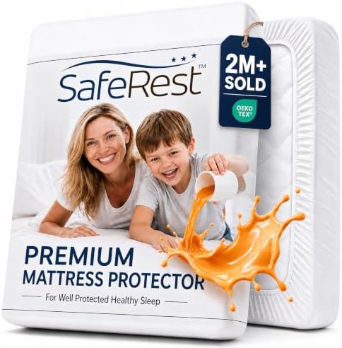 SafeRest Waterproof Crib Size Mattress Protector by SafeRest