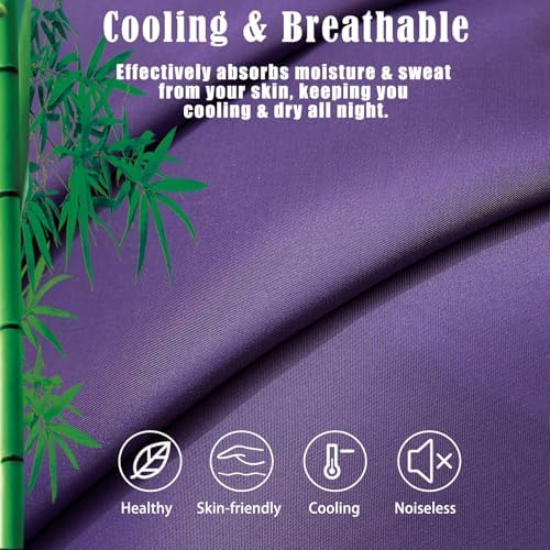 TELUS Pillow Cases King Size 2 Pack, Bamboo Rayon Pillowcase - Image 3