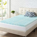 ZINUS 3 Inch Swirl Gel Cooling Memory Foam Mattress Topper, Cooling Airflow by ZinusInc