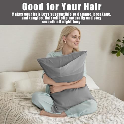 TELUS Pillow Cases King Size 2 Pack, Bamboo Rayon Cooling Pillowcases - Image 2