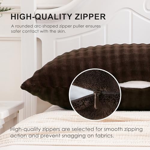 SOCHOW Decorative Body Pillow Cover 20x54 Inches, 1 Pack - Image 4