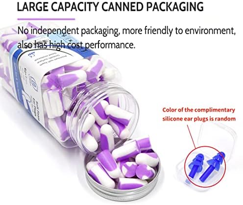 LYSIAN Soft Foam Ear Plugs for Sleeping, 60 Pairs, 38dB SNR - Image 3