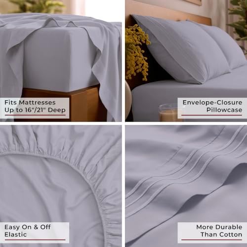Mellanni Iconic 4-Piece, Ultra Soft Sheet Set - Image 5