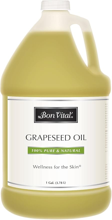 Bon Vital' Grapeseed Oil, 100% Pure Skin Toner and Massage Oil, by BonVital