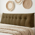 DANGHOOGY Headboard Pillow King, Large Triangular Wedge Headboard Pillow by DANGHOOGYFurnitureCushions