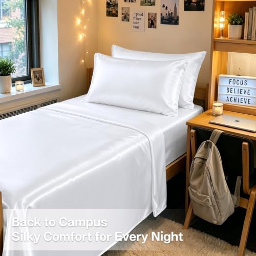MR&HM Satin Pillowcase 2 Pack, Standard Size 20"x26" - Image 5