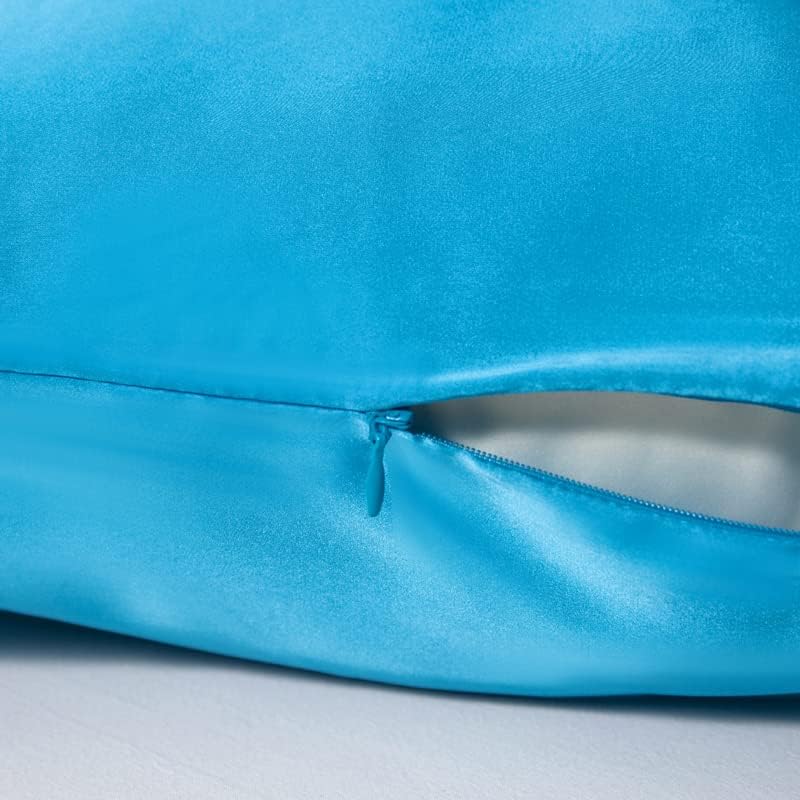 Mulberry Silk Pillowcase for Hair and Skin, Queen Size Cooling Silk Pillow Case - Image 3
