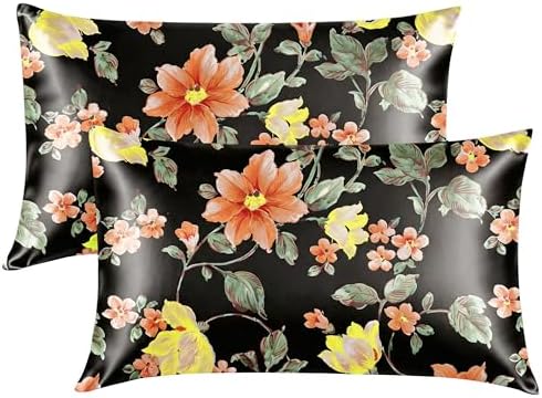 EXQ Home Satin Pillowcase for Hair and Skin Queen by EXQHomeTexitleCoLtd