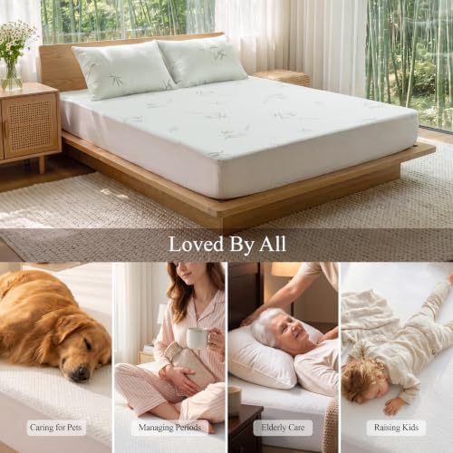 Twin Size Mattress Protector Waterproof Bamboo Rayon - Image 6