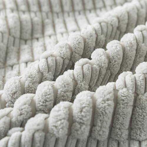 Pack of 1 Corduroy Soft Soild Body Pillow Covers Set Sofa Bedroom - Image 5